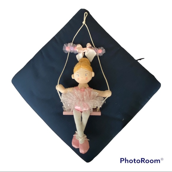 Russ Other - RUSS Doll Ballerina Plush Pink Doll On Swing